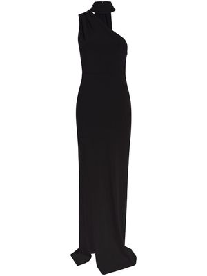Cinq A Sept robe longue Mia à design à une épaule - Noir