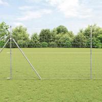 Weidehekwerk Zilver 25 x 1.6 m Gegalvaniseerd staal