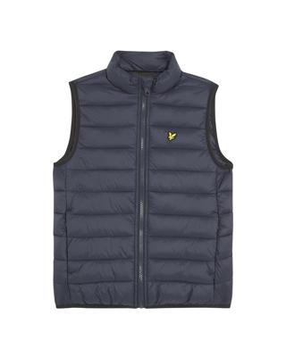 Lyle & Scott winter gilet jongens - donker navy blauw - gewatteerd