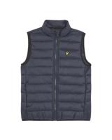 Lyle & Scott winter gilet jongens - donker navy blauw - gewatteerd Lyle & Scott winter gilet jongens - donker navy blauw - gewatteerd