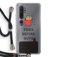 Fries before guys: Xiaomi Mi Note 10 Pro Transparant Hoesje met koord