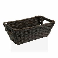 Mand Versa Met handvatten Donkerbruin Polyethyleen Plastic 17 x 11,5 x 29 cm