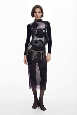 Multipositionele midi-jurk - BLACK - XS Multipositionele midi-jurk - BLACK - XS