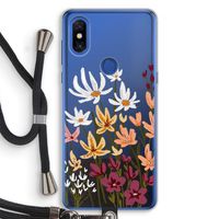 Painted wildflowers: Xiaomi Mi Mix 3 Transparant Hoesje met koord