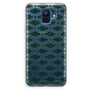Moroccan tiles: Samsung Galaxy A6 (2018) Transparant Hoesje