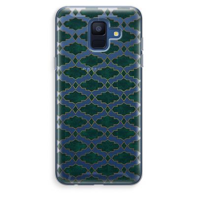 Moroccan tiles: Samsung Galaxy A6 (2018) Transparant Hoesje