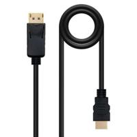 Adapter DisplayPort naar HDMI NANOCABLE 10.15.4302 Zwart 2 m