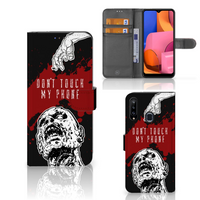 Samsung Galaxy A20s Portemonnee Hoesje Zombie Blood - thumbnail