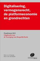 Digitalisering, vermogensrecht, de platformeconomie en grondrechten (Paperback)