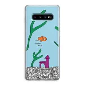 Aquarium: Samsung Galaxy S10 Plus Transparant Hoesje