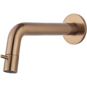 Wiesbaden Sophia Fonteinkraan - Toiletkraan - Koudwaterkraan - Inkortbaar - Muurbevestiging - 1/2 - Geborsteld Brons Koper