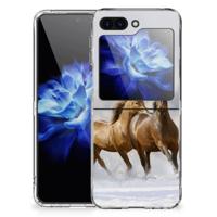 Samsung Galaxy Z Flip 5 | TPU Hoesje | Paarden