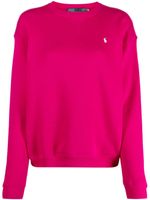 Polo Ralph Lauren sweat à logo Polo Pony brodé - Rose