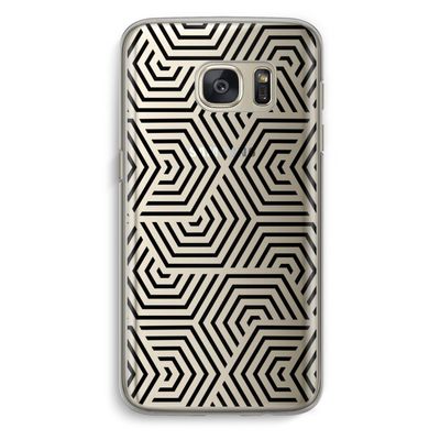 Magic pattern: Samsung Galaxy S7 Transparant Hoesje