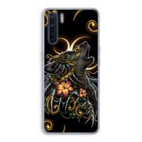 Huilende Wolf: Oppo A91 Transparant Hoesje