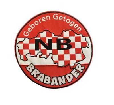 Embleem rug Brabant groot rond