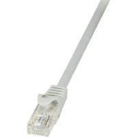 LogiLink CP2062U RJ45 Netwerkkabel, patchkabel CAT 6 U/UTP 3.00 m Grijs Snagless 1 stuk(s)
