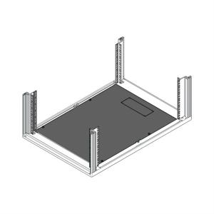 nVent SCHROFF 25230150 19 inch Bodemplaat voor patchkast Zwart/grijs