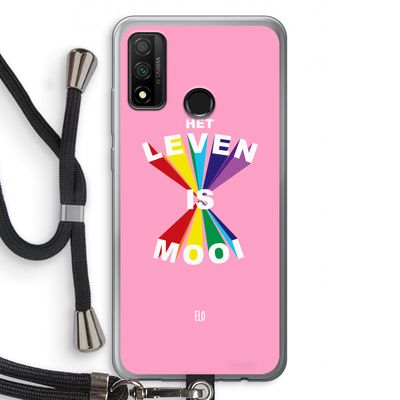 Het Leven Is Mooi: Huawei P Smart (2020) Transparant Hoesje met koord