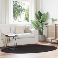 Tapijt HUARTE Zwart 140 x 200 cm Polyester