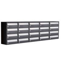 Allux Hive Set 5-Breed, 4-Hoog Zwart - 40030070_5x4