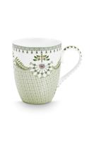 Pip Studio Mok Groot Lily&Lotus Tegels Licht Groen