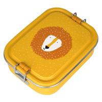 Trixie brooddoos klein - mr. lion - rsv lunchbox voor kinderen - makkelijk te openen broodtrommel - geel