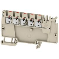 Weidmüller 2675460000 Verdeler-serieklem Push-In-klem, Steekaansluiting Donkerbeige 50 stuk(s)