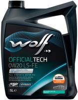 Wolf motorolie "officialtech ls fe" motoroil 0w20 5l off.tech ls-fe