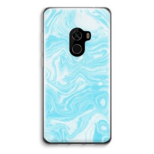 Waterverf blauw: Xiaomi Mi Mix 2 Transparant Hoesje