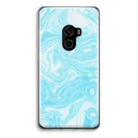 Waterverf blauw: Xiaomi Mi Mix 2 Transparant Hoesje