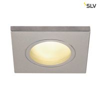 Plafondinbouwarmatuur DOLIX OUT Zilvergrijs vierkant GU10 Plafondinbouwarmatuur DOLIX OUT Zilvergrijs vierkant GU10