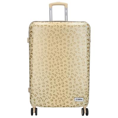 Zebra Trends Koffer Travel 74 Goud Panter