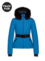 Goldbergh Hida Faux Border Dames Wintersportjas Electric Blue 36