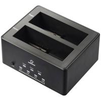 Renkforce RF-5576396 USB 3.2 Gen 1 SATA 2 poorten Harde schijf-dockingstation 2.5 inch, 3.5 inch Met clone-functie