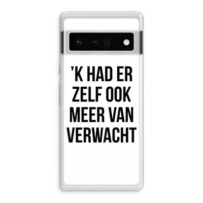Meer verwacht: Google Pixel 6 Pro Transparant Hoesje