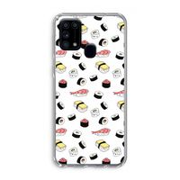 Sushi time: Samsung Galaxy M31 Transparant Hoesje
