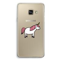 Eenhoorn: Samsung Galaxy A3 (2016) Transparant Hoesje - thumbnail