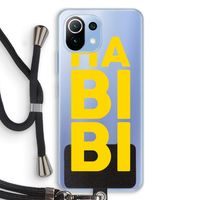 Habibi Majorelle : Xiaomi Mi 11 Lite Transparant Hoesje met koord