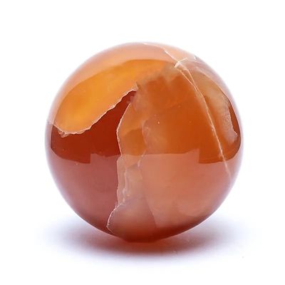 Edelstenen Bol Honing Calciet - 60 mm