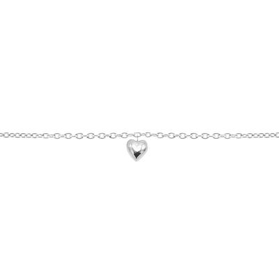 Karma Armband 3D Heart Zilver