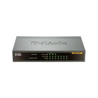 D-Link DES-1008PA netwerk-switch Unmanaged Fast Ethernet (10/100) Power over Ethernet (PoE) Zwart - thumbnail