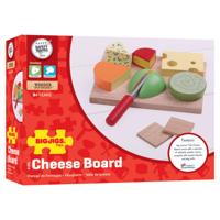 Bigjigs houten kaasplank,10dlg.