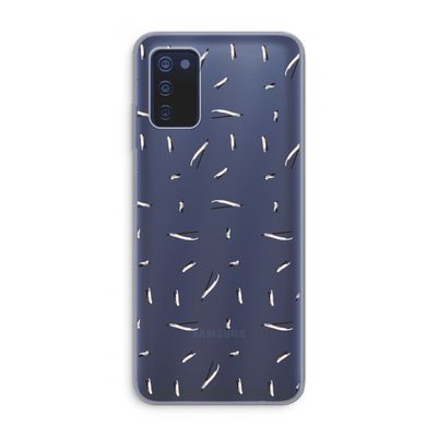 Hipster stripes: Samsung Galaxy A03s Transparant Hoesje
