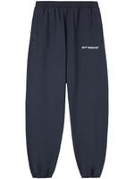 Off-White pantalon de jogging à imprimé Arrows - Bleu