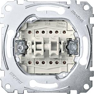 Merten MEG3128-0000 Wisselschakelaar, Knop Inzetstuk