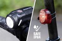 SIGMA SPORT Verlichtingsset aura 35 lux + nugget ii led oplaadbaar