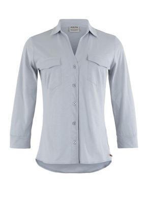 Moscow 71-04-twilight-3 Blouse 262-1 Grey Blue Solid
