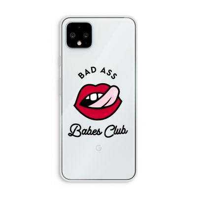 Badass Babes Club: Pixel 4 XL Transparant Hoesje