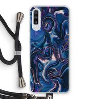 Mirrored Mirage: Samsung Galaxy A70 Transparant Hoesje met koord